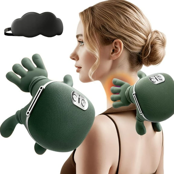 Handcura Neck Massager, Handease Pro Massager, Bionic Hand Design for Warm and Comfortable Relief, 3 Massage Modes, Fast Charging, Lightweight and Durable, Ergonomic for Indoor Use