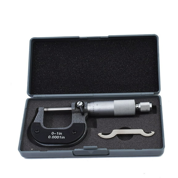 Handdo 0-1" Precision Outside Micrometer 0.0001" Carbide Tipped for Precision Measurement Work