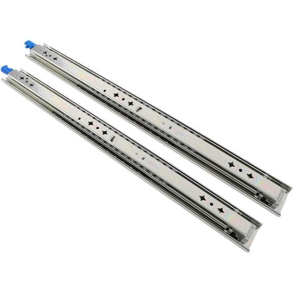 Handdo 1 Pair Industrial Heavy-Duty Drawer Slides 22 Inch (250lb Capacity) - Locking Full Extension Ball Bearing Rails for Tool Chests, Workbenches, Truck and RV Cabinets