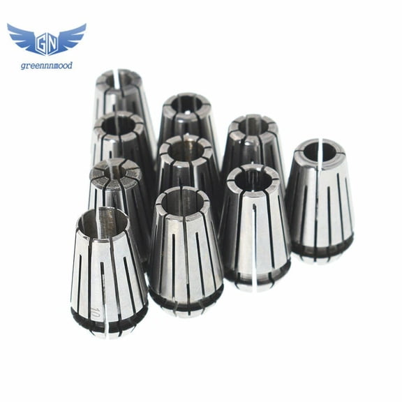 Handdo 10Pcs 1-10mm ER16 Spring Collet Set For CNC Milling Lathe Tool Engraving Machine