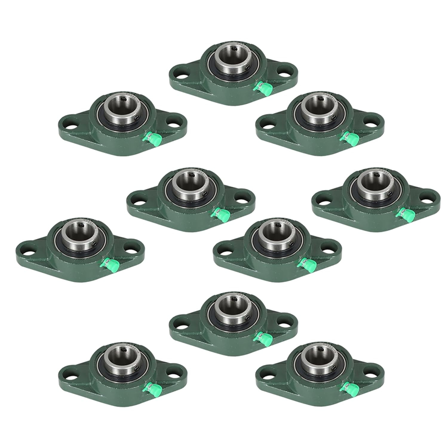 Handdo 10Pcs UCFL20516 1 Inch Bore Bearings Iron & Steel Self