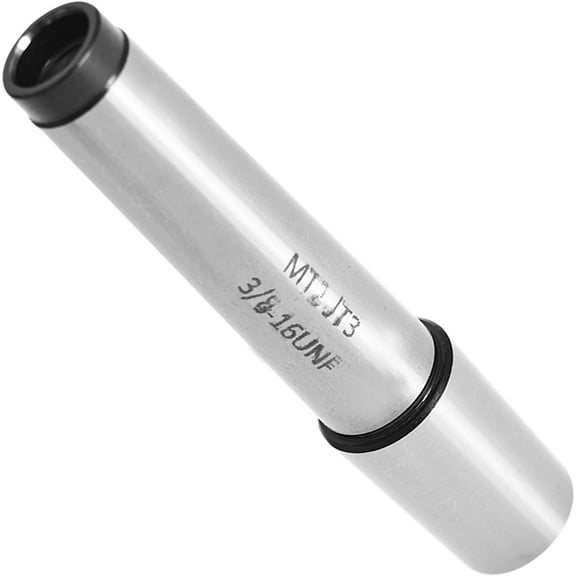 Handdo 1Pcs Drill Chuck Arbor MT2 JT3 Morse Taper 3/8 Inch - 16 UNF Morse Drill Chuck Arbor