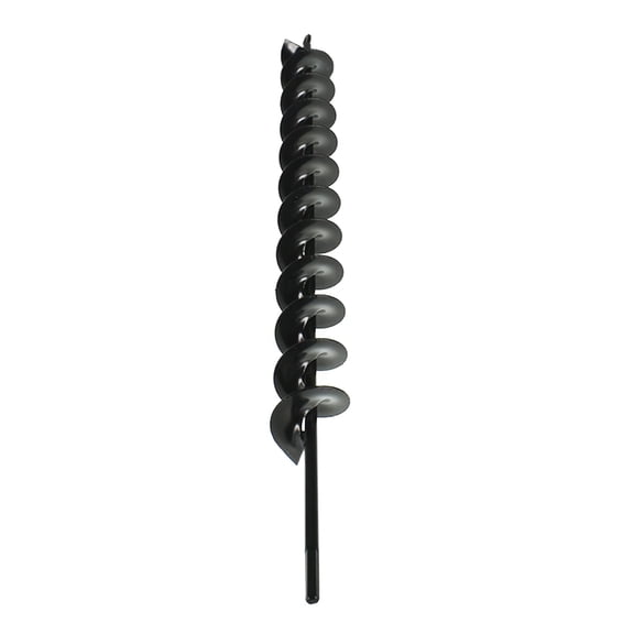 Handdo 2 Inch X 24 Inch Auger Drill Bit for Planting Earth Auger Bit Auger Drill Bit for Drill Fit for Umbrella Hole Digger 3/8 Inch Hex Drive Drill