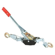 Handdo 2 Ton Cable Puller Dual Gear Power Puller Ratchet Gear Pulley System 2T