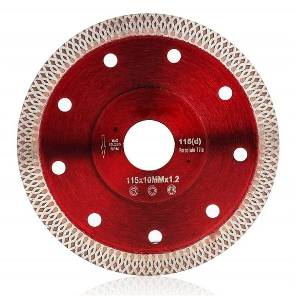 Handdo 2Pcs 4.5 Inch Super Thin Diamond Saw Blades Ceramic Cutting Disc Wheels Diamond Blade Fit for Cutting Tile Porcelain Granite Marbles