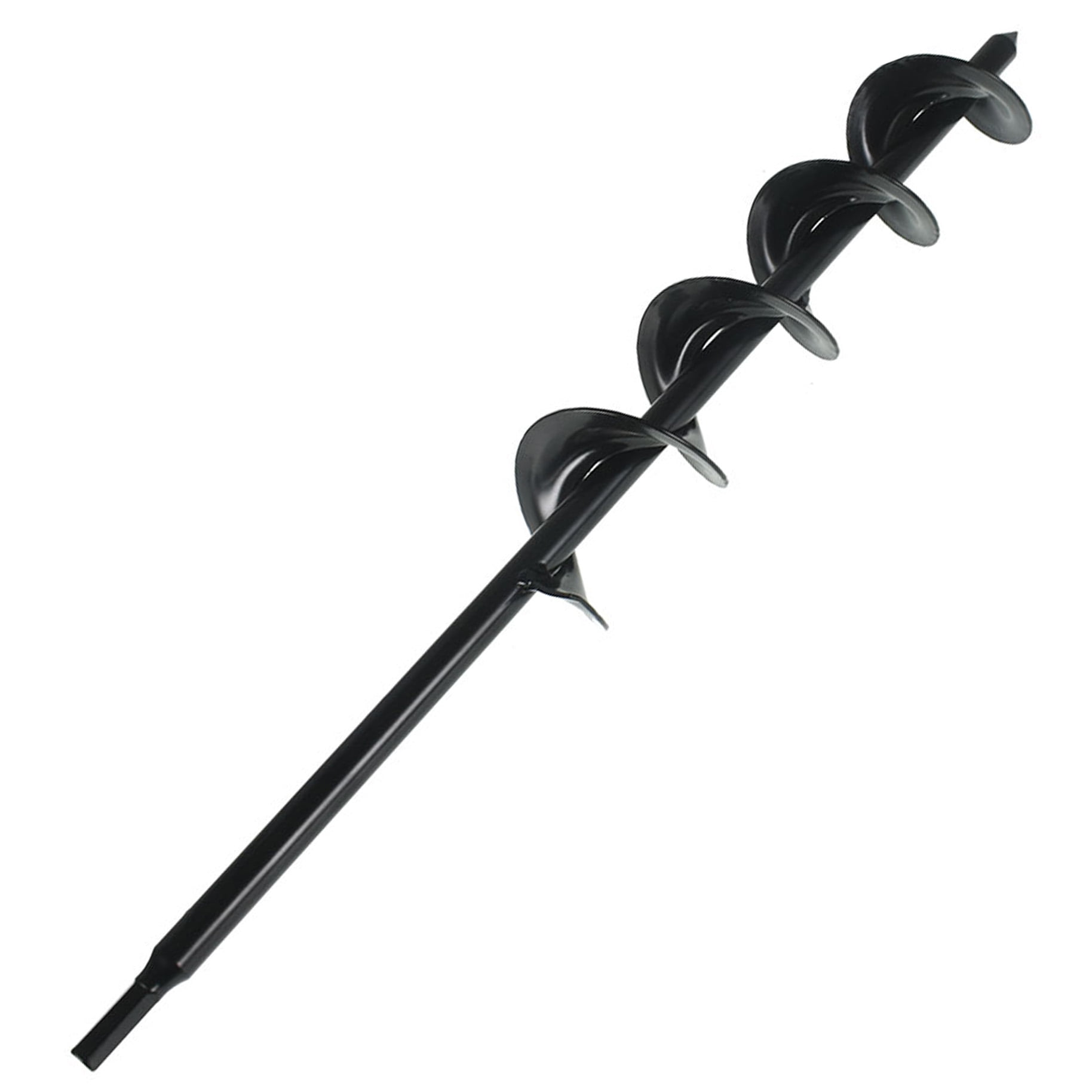 Handdo 3 x 24 Inch Auger Drill Bit Auger Spiral Drill Bit Ground Auger Drill Bit for 3/8 inch Hex Drive Drill