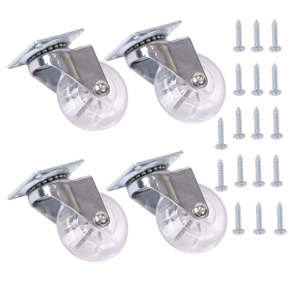 Handdo 4 Pack Swivel Caster Wheels For Furniture 2 Inch Heavy Duty Castor Wheels