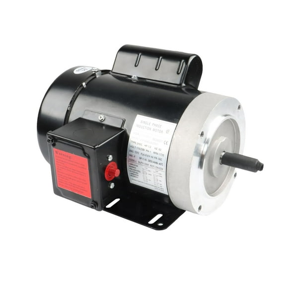 Handdo Air Compressor Motor 1/2 HP Motor 56C Frame 1750RPM Single Phase TEFC 60HZ
