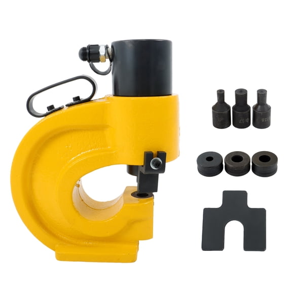 Handdo CH-70 Hydraulic Busbar Hole Puncher 35Ton Knockout Punch Set 3/8",1/2",5/8",3/4"