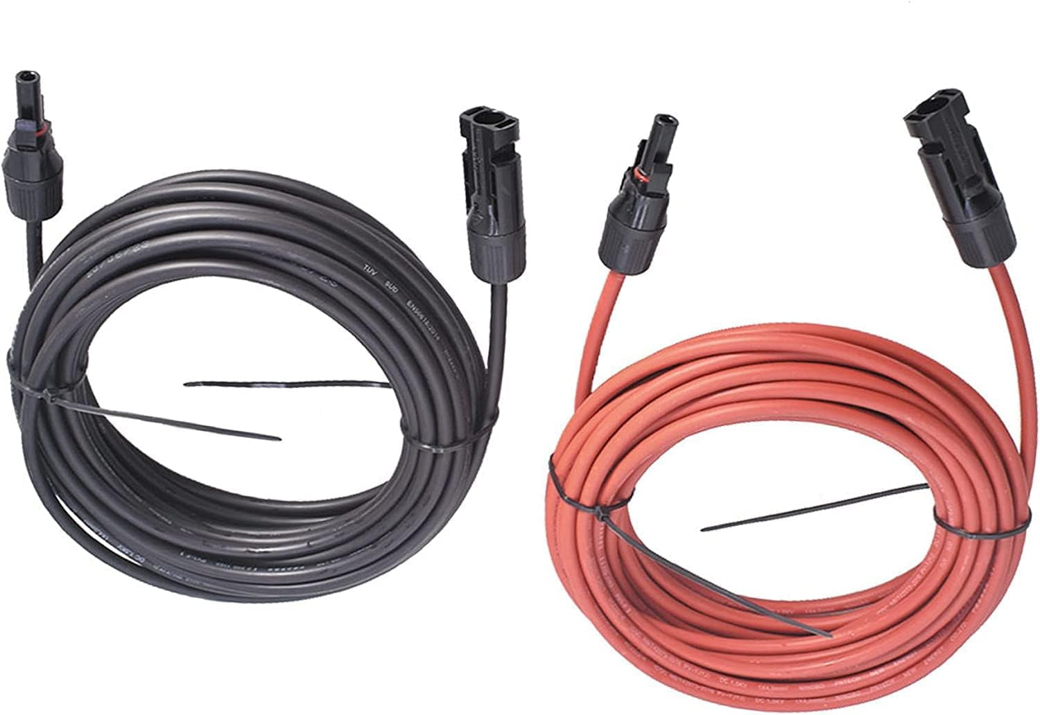 Handdo Connectors Solar Panel Extension Cable - 20FT 12AWG Male & Female Solar Extension Cable