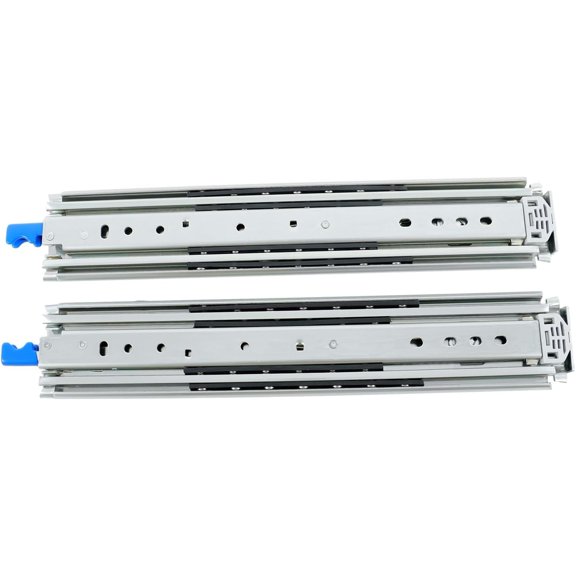 Handdo Industrial Heavy-Duty Drawer Slides 16 Inch (500lb Capacity) - Locking Full Extension Ball Bearing Rails for Tool Chests, Workbenches, Truck and RV Cabinets