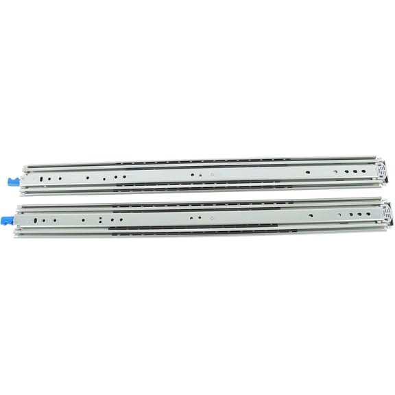 Handdo Industrial Heavy-Duty Drawer Slides 32 Inch (500lb Capacity) - Locking Full Extension Ball Bearing Rails for Tool Chests, Workbenches, Truck and RV Cabinets