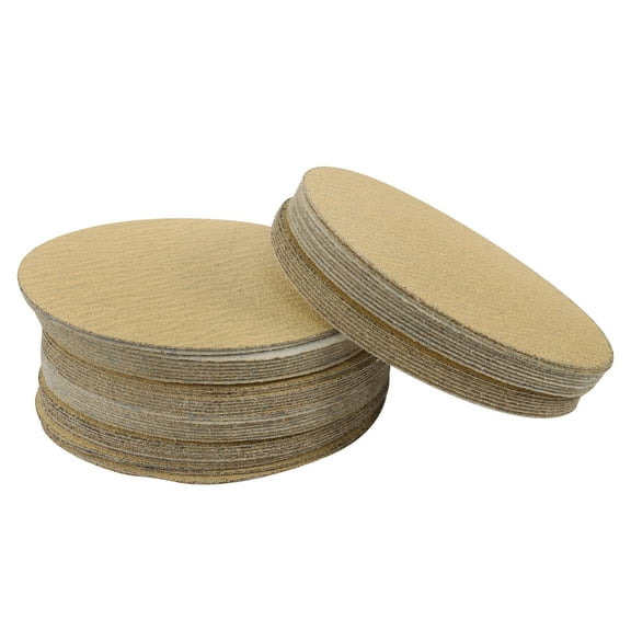 Handdo NO-Hole Sand Paper 5 Inch Hook Loop Pads Sanding Disc Flocking 80 Grit 100 Pack