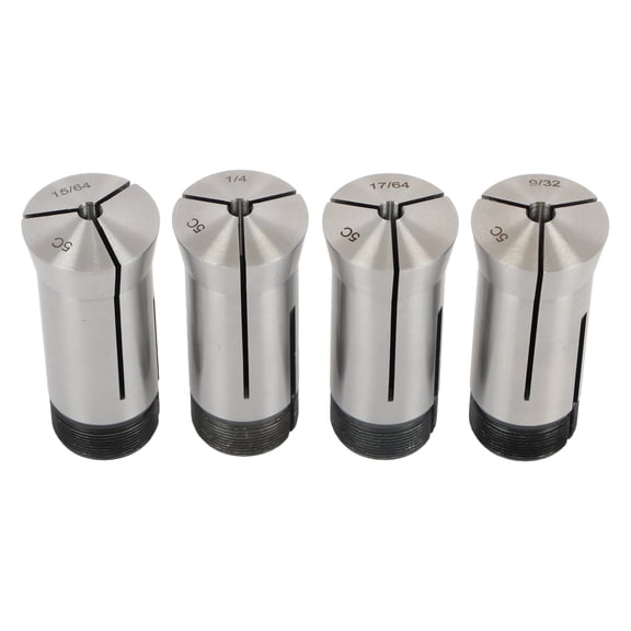Handdo Precision 72 Pcs 5C Collet Set (64th sizes) With Rack accuracy 0.0005"