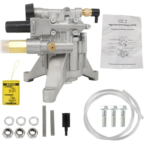 Handdo Pressure Washer Pump 7/8 Inch Shaft Washer Pump 2400-2700 PSI 2.4 GPM