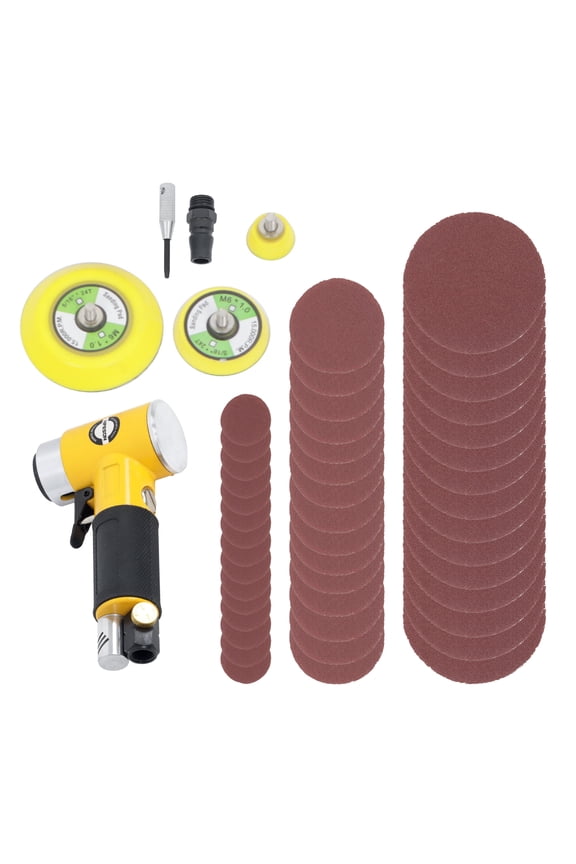 Small Orbital Sander 1/2/3 Inch Eccentric Mini Air Sander For Auto Body Work