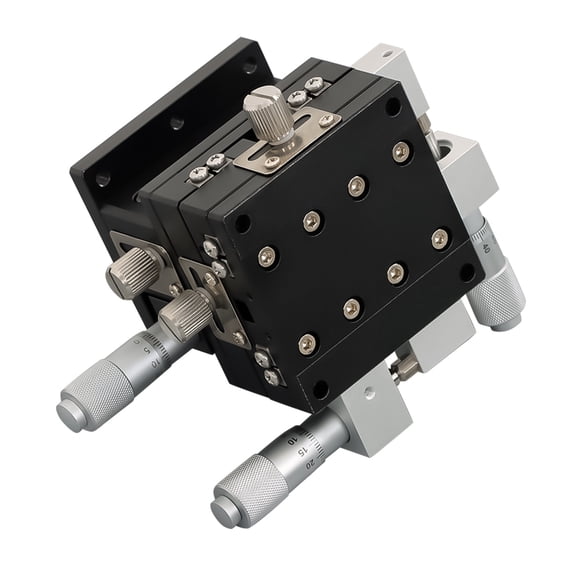 Handdo XYZ 3 Axis Linear Stage Trimming Platform Bearing Tuning Sliding Table 6060mm