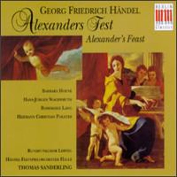 Pre-Owned Händel: Alexanders Fest (CD 0782124924928) by Barbara Hoene (soprano), Hans-Jurgen Wachsmuth (tenor), Hans-Rudiger Hulsch (cello), Hermann-Christian Polster (bass);...