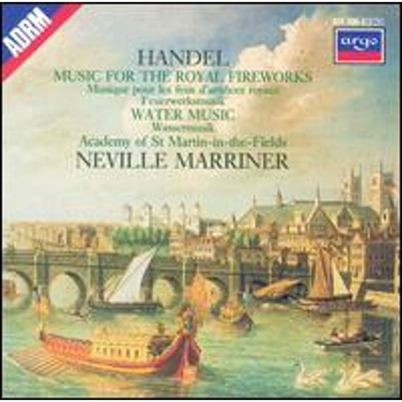 Pre-Owned Handel: Music for the Royal Fireworks; Water (CD 0028941459626) by Colin Tilney (harpsichord), Academy of St. Martin in Fields, Neville Marriner (conductor)