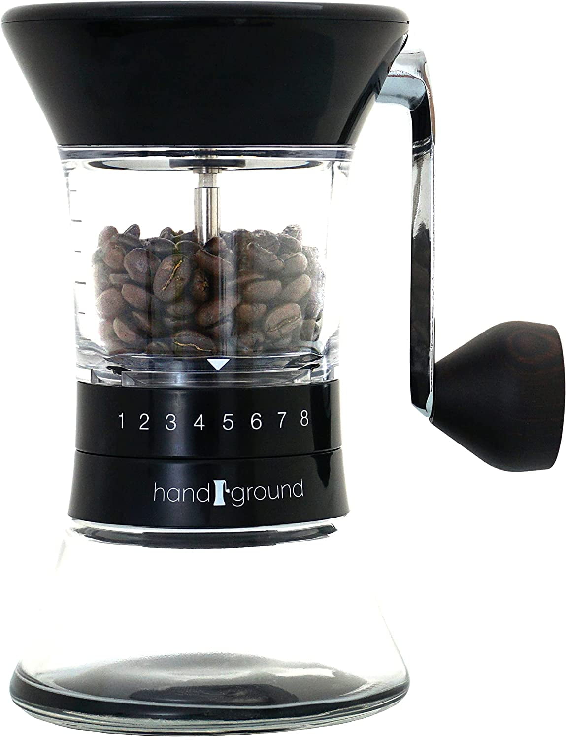 Handground Precision Manual Coffee Grinder Conical Ceramic Burr Mill