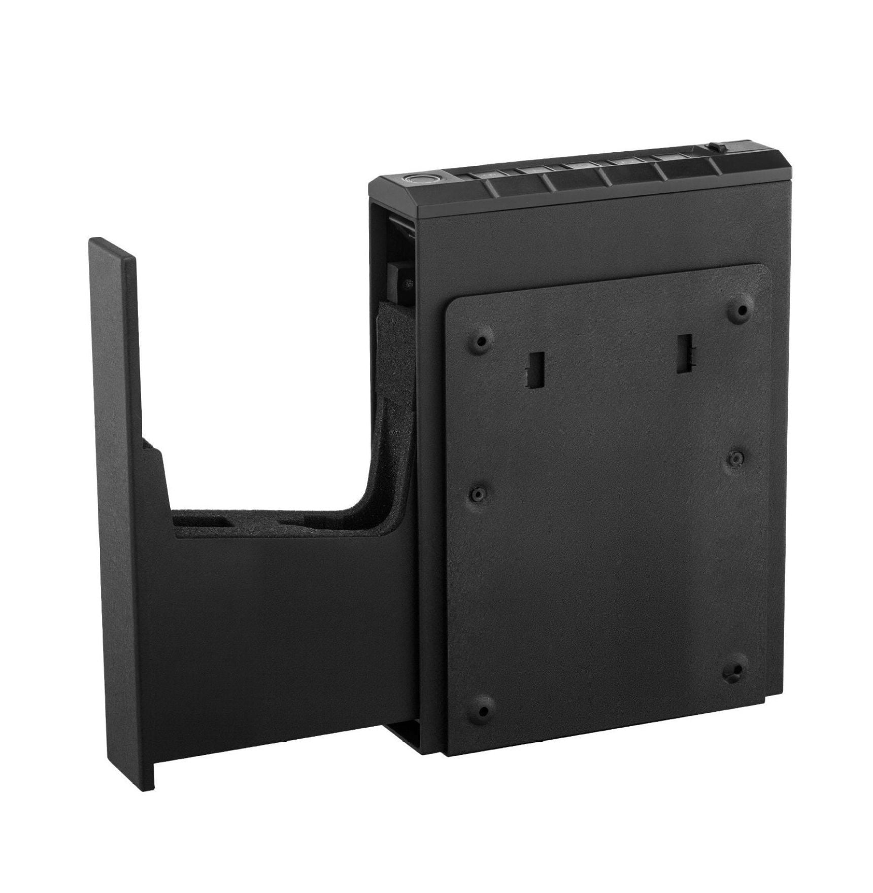 Police Car Rifle Lock Handgun Safe with Fingerprint Lock, Quick Access Pistol Safe - 1 Gun ...