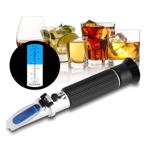 Handheld 0-80% Alcohol Refractometer For Spirits Household Liquor Brewing Refractometer Alcohol Concentration Detector ,Instant Results