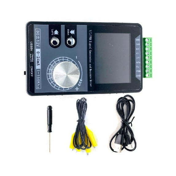 Handheld 1-150kHz Programmable Generator 2" Display 12V/24mA Output Current Source