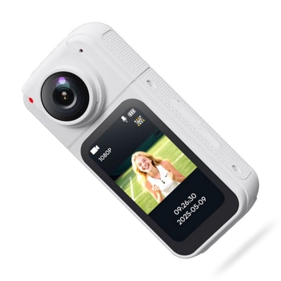 Handheld 1080P Camera 180 Degree Rotating Lens Small Sport Camera Pocket Action Cameras Travel Bike Recorder Sports