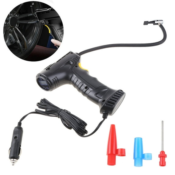 Handheld 120W Air Compressor Wireless Tire Inflator Equipment with Digital Display for Car Motorcycle