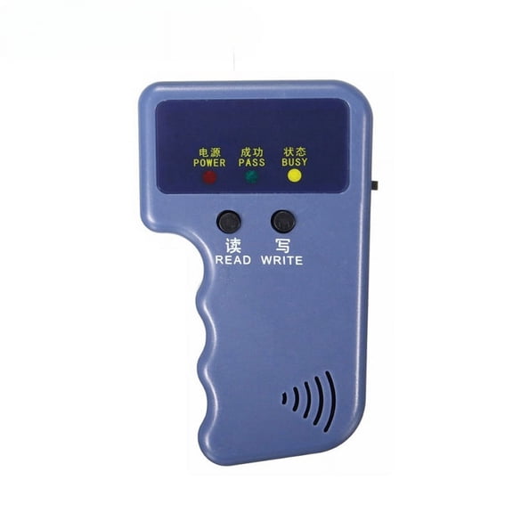 Handheld 125KHz EM4100 RFID Copier Writer Duplicator Programmer Reader + EM4305 T5577 Rewritable ID Keyfobs Tags Card