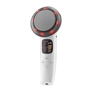 Handheld 3-in-1 Electric Body Massager with Ultrasonic Vibration and EMS Modes, Portable Facial Skincare Device with LED Indicator for Muscle Relaxation and Daily Grooming Routine