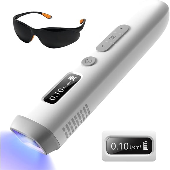Handheld 308nm UVB Light Therapy Device - Wireless & Rechargeable UV Lamp for Daily Use