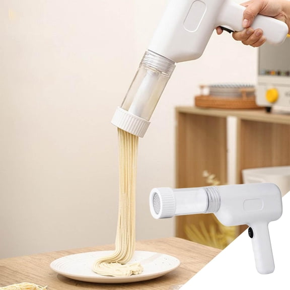 Handheld 6-in-1 Portable Pasta Maker Machine with 6 Noodle Moulds