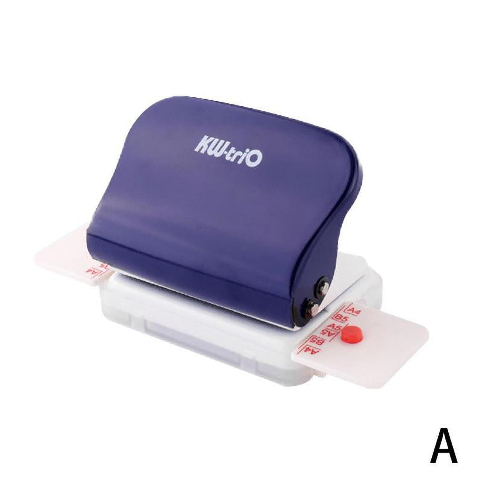 Handheld 6hole 5 Sheet Capacity Paper Punch Metal Hole Puncher Office W0V6