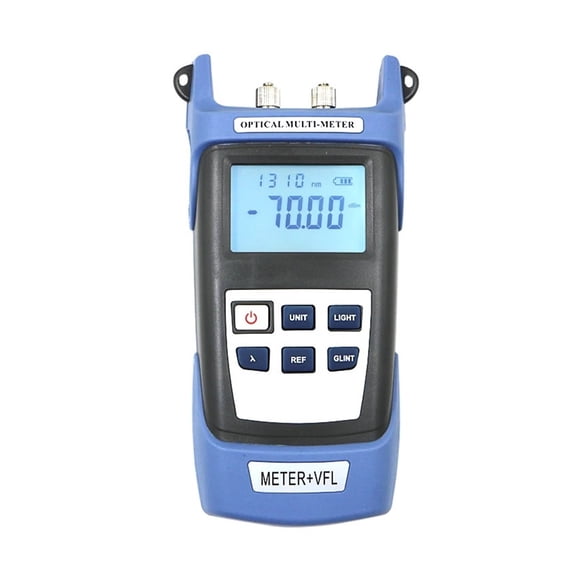 Handheld -70~+10dBm Fiber Optic Power Meter 5/10MW VFL Fiber Visual Fault Locator Power Meter Multimeter