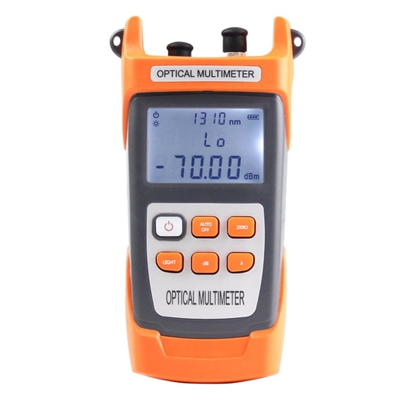 Handheld -70~+10dBm Fiber Optic Power Meter 5/10MW VFL Fiber Visual Fault Locator Power Meter Multimeter
