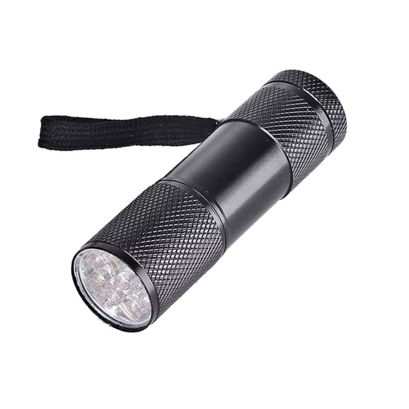 Handheld 9W UV Resin Curing Lamp Light 9 LED 395nm UV Blacklight Flashlights Practical Jewelry Making Tool