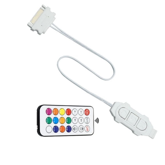 Handheld ARGB Lighting Controller Multiple Color Effects Small Manual Switching 5V 3Pin Computer Accessory