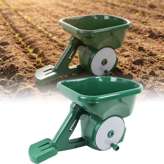 Handheld Adjustable Flow Spreader Lightweight Ergonomic Handle Disassemble Easy Clean for Garden Compost Lime Fertilizer Spreading