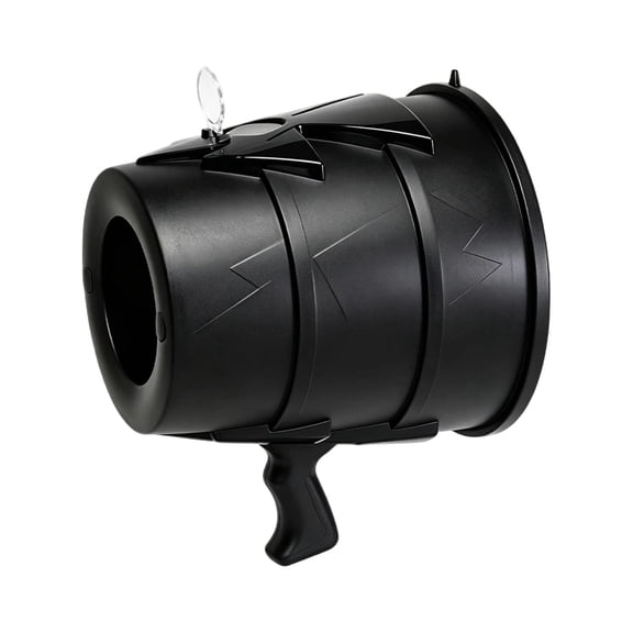 Handheld Air Blast Toy Plastic Air Wave Shooter Battery-Free Manual Game Tool for Indoor and Outdoor Recreational Activities