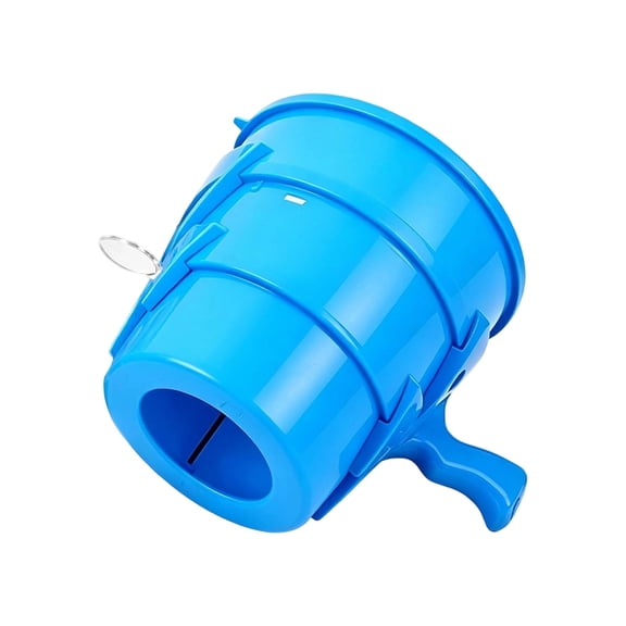 Handheld Air Blast Toy Plastic Air Wave Shooter Battery-Free Manual Game Tool for Indoor and Outdoor Recreational Activities