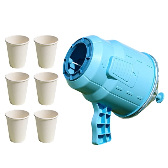 Handheld Air Cannon Blaster Toy for Students, Battery‑Free Science Physics Experiment Kit, Fun Interactive Indoor Outdoor Group Party Game Toy for Boys Girls,Blue