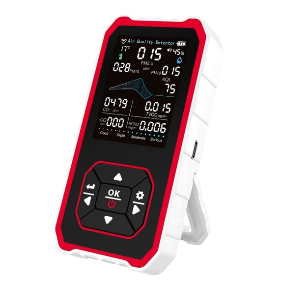 Handheld Air Quality Monitors with Advanced Sensors for Precise Gas Detection in Homes Office & Industrial Environment