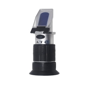 Handheld Alcohol Refractometer Grape Wine Concentration Meter Densimeter 0-25% Alcohol 0-40% ATC Wine Tester ,Instant Results