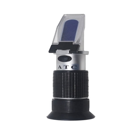 Handheld Alcohol Refractometer Grape Wine Concentration Meter Densimeter 0-25% Alcohol 0-40% ATC Wine Tester ,Instant Results