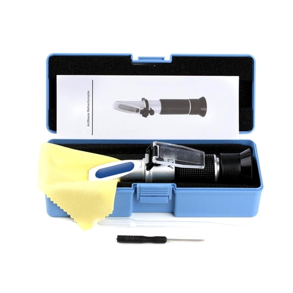 Handheld Alcohol Sugar Refractometer Tester Wine Concentration Meter Densitometer 0-25% Alcohol Beer 0-40% Grapes ,Widely Use