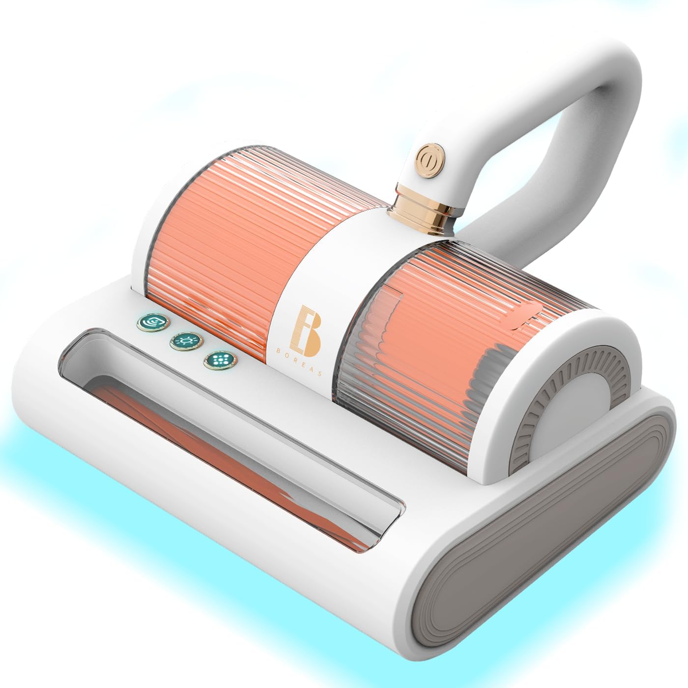 Handheld Allergen Vacuum Cleaner with Dual Motors Ultrasonic UV Bed