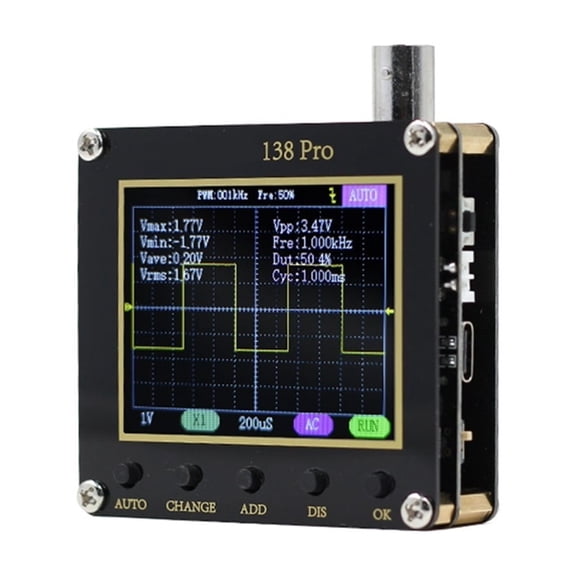 Handheld Automatic 3 Trigger Modes Digital Oscilloscope 200Khz Oscilloscopes Voltage Measuring Device ,Professional Designed