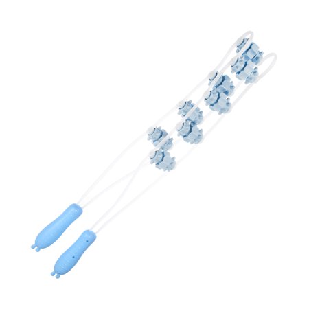 Handheld Back Massager with Multiple Trigger Points for Neck Shoulder PP TPE Blue