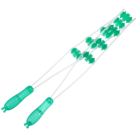 Handheld Back Massager with Multiple Trigger Points for Neck Shoulder PP TPE Green